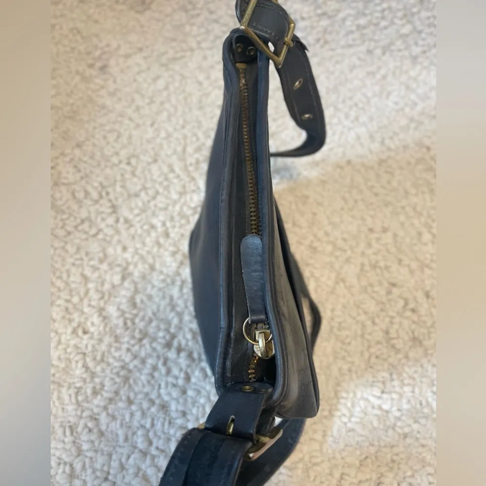 Vintage Coach Bleeker Bucket Bag 4153, black leather - Image 6