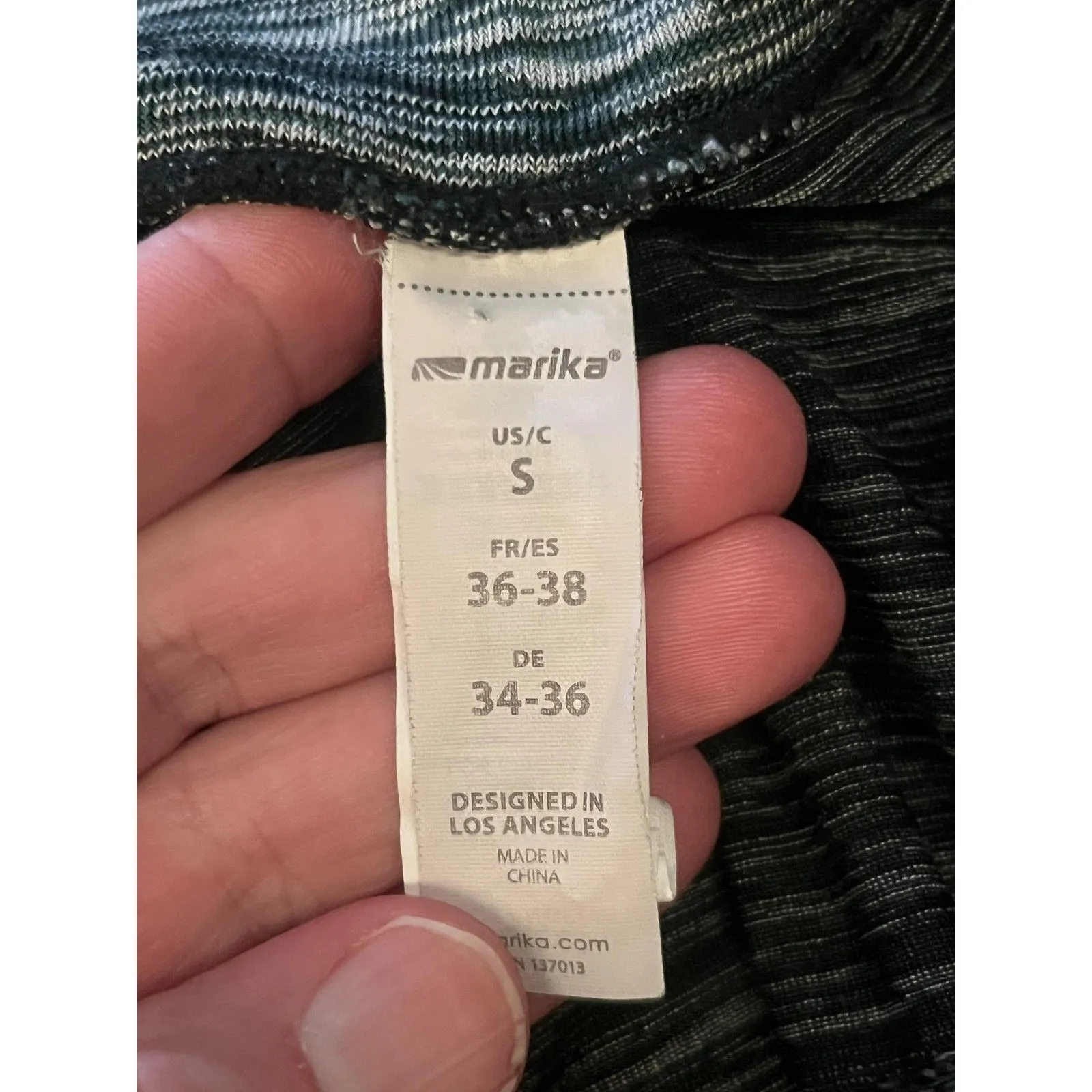 Marika Jacket Womens Small Black White Space Dye Full Zip Athletic Running - Image 5