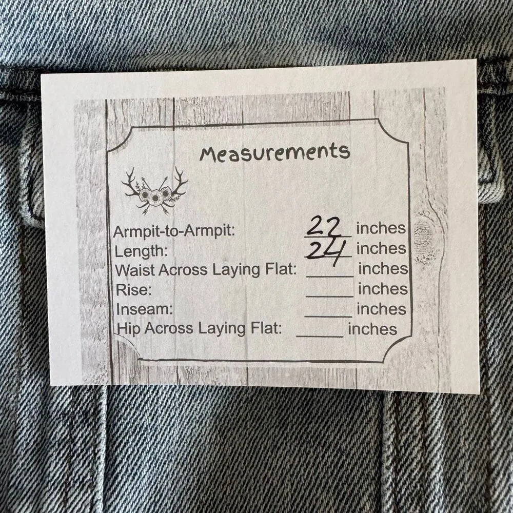 Melrose and Market Denim Jean Jacket Womens Light Blue Button Closure SZ M - Image 11