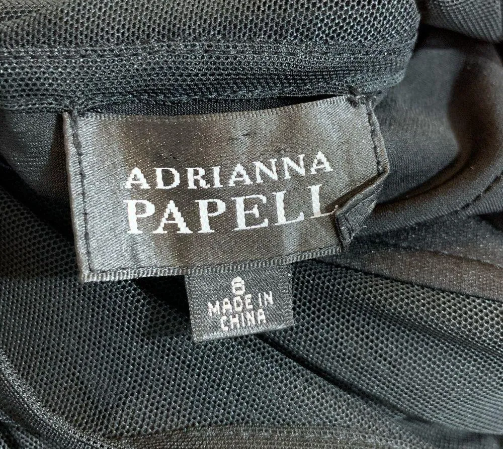 Adrianna Papell Cocktail Black Dress - Image 5