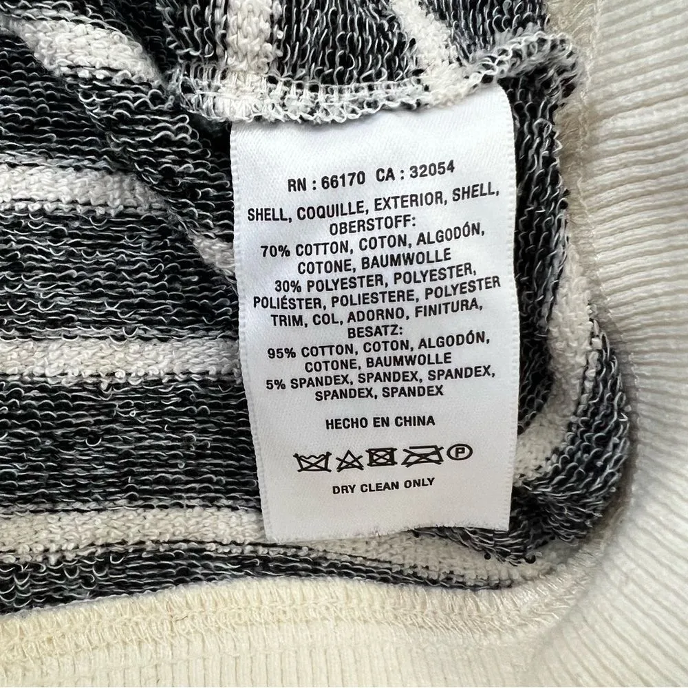 Saylor  Auggie Puff Sleeve Striped Sweater Small - Image 7