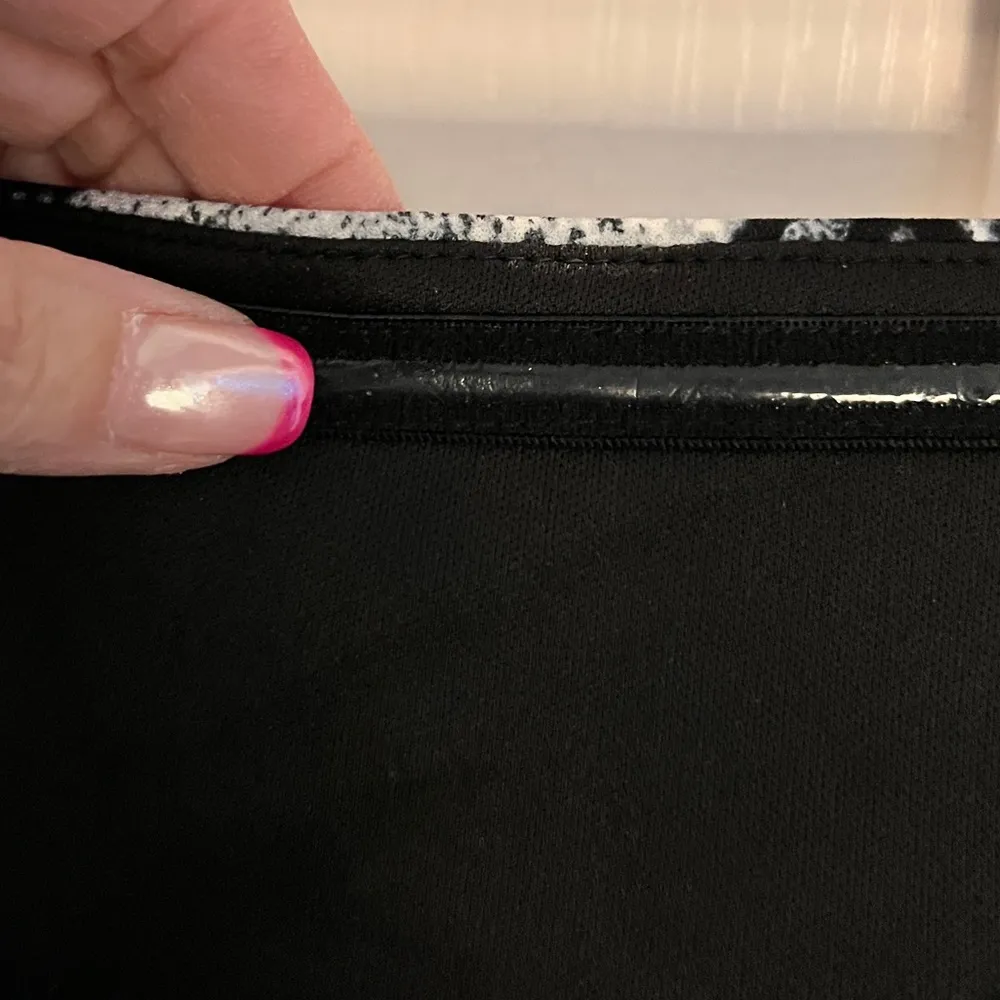 JUMP APPAREL 2X Gray Black Sexy Snake Print Strapless Dress - Image 6