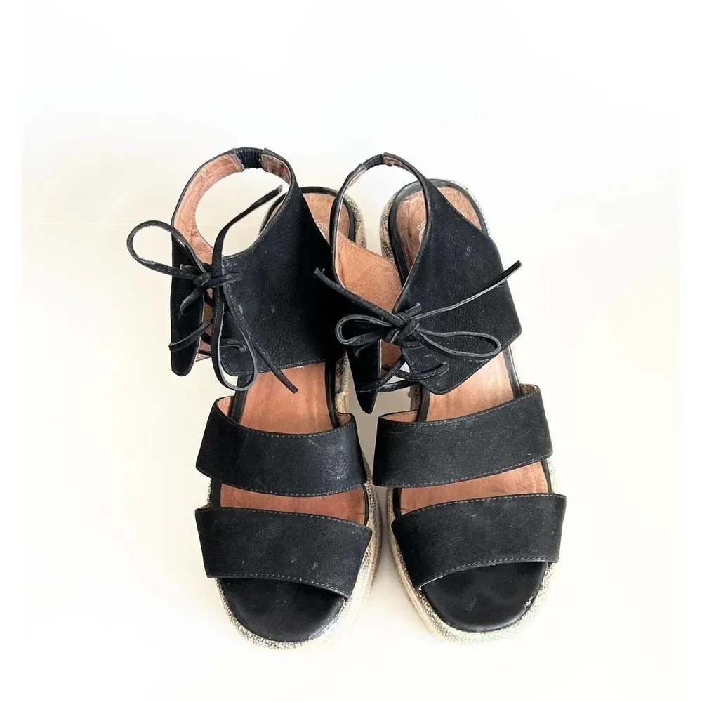 Jeffrey Campbell Frank Espadrille Lace Up Chunky Sandal - Image 2