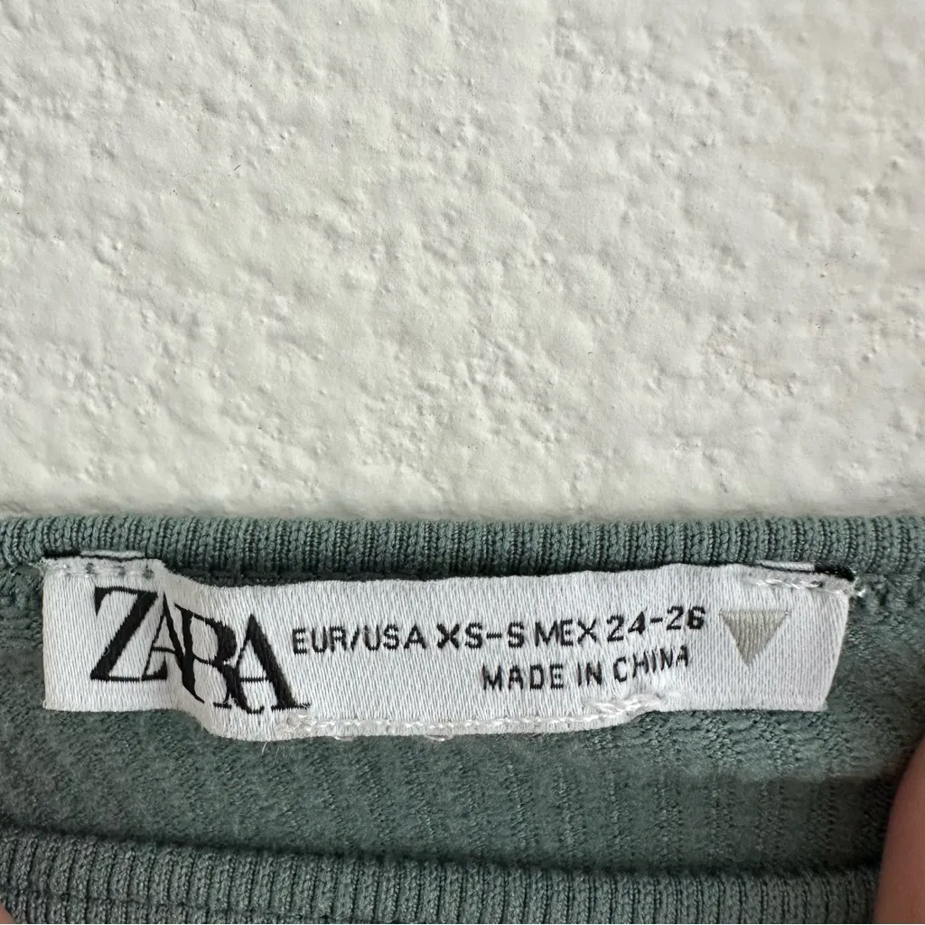 Zara Limitless Contour Collection Seamless Square Neck Crop Tank and Biker Short - Image 10