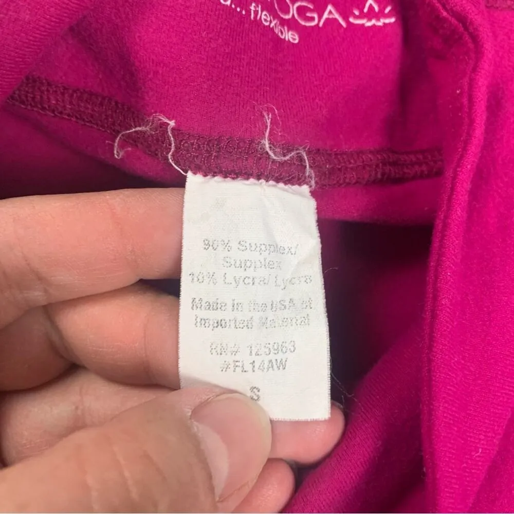 Beyond Yoga women's small pink leggings full length athletic magenta - Image 5