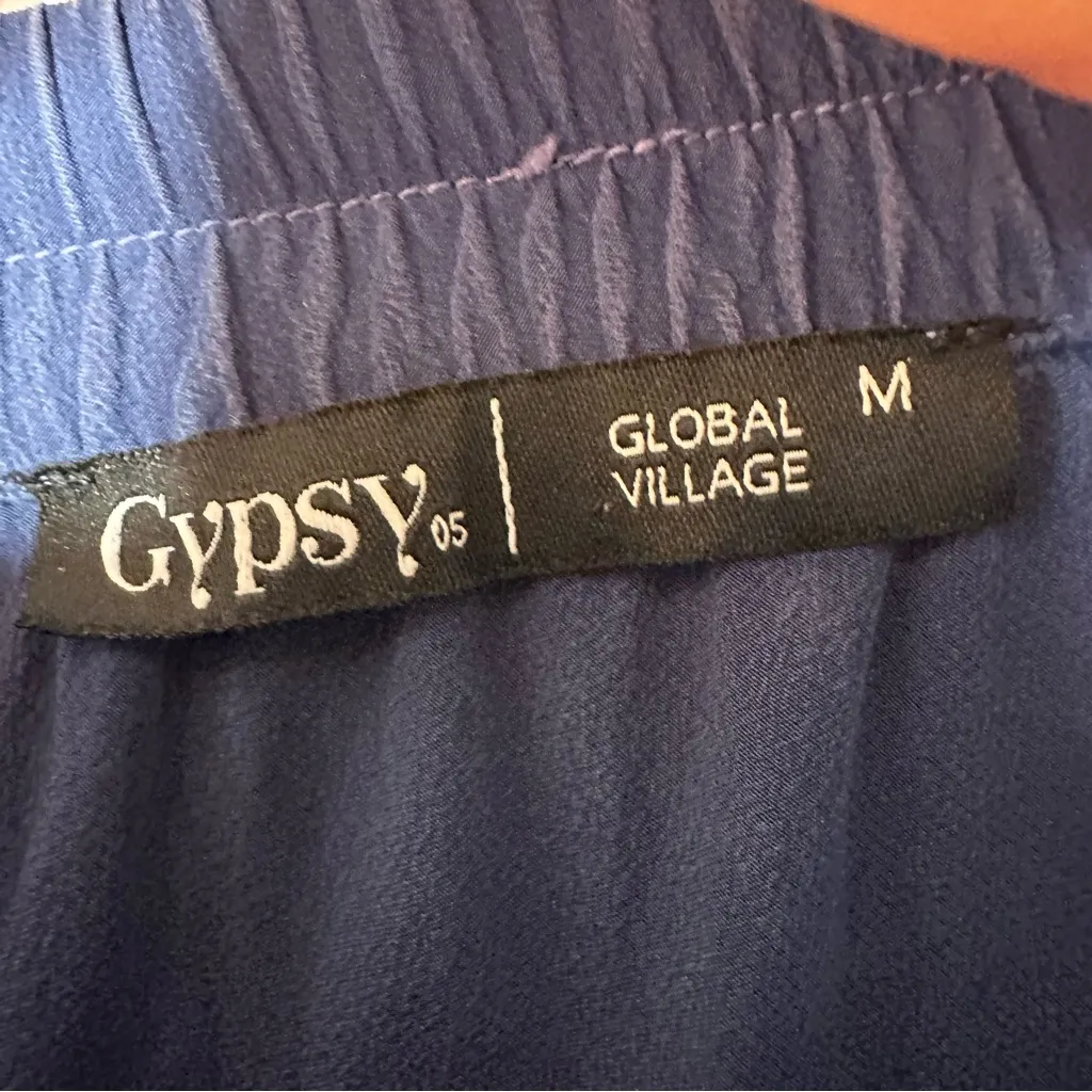 Gypsy 05 Global Village 100% Silk Cairo Strapless Maxi Dress Size Medium - Image 10