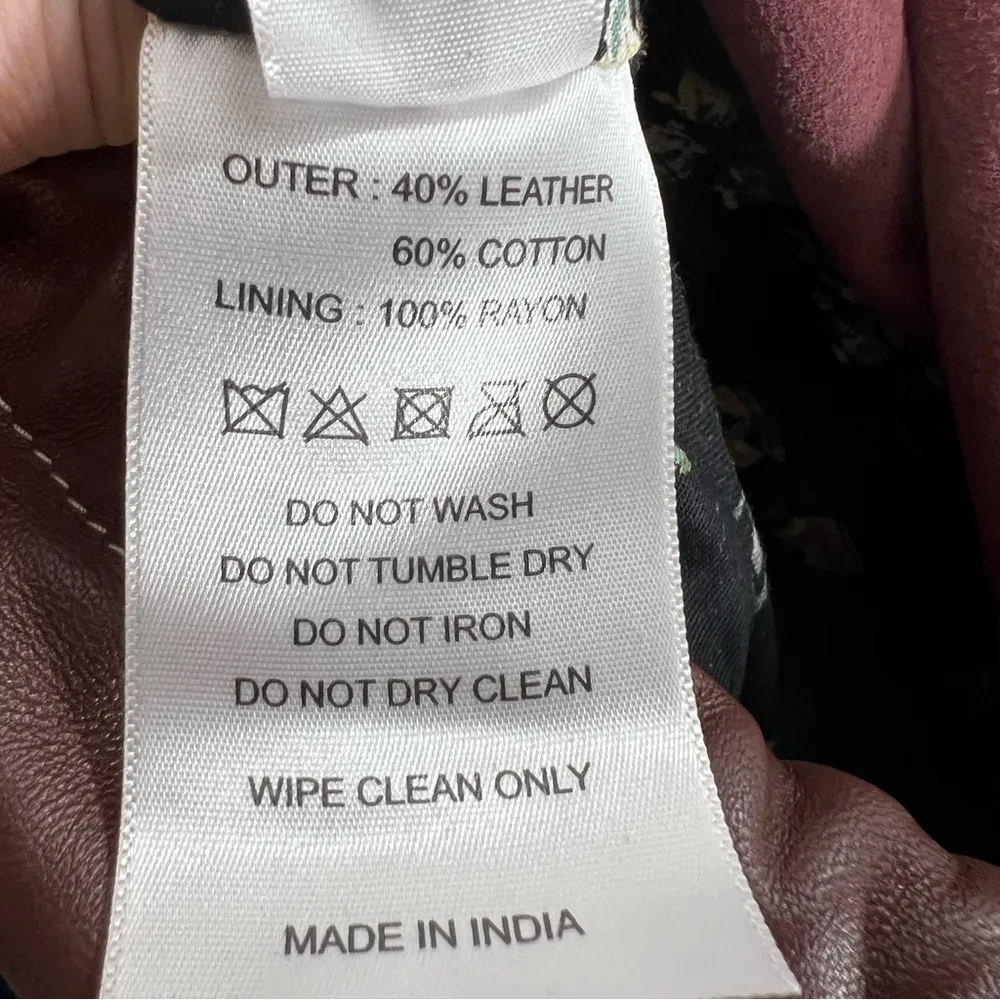 Nocona Satchel Camo Style Flower Embroidered Concealed Carry Drawstring Purse Brown - Image 11