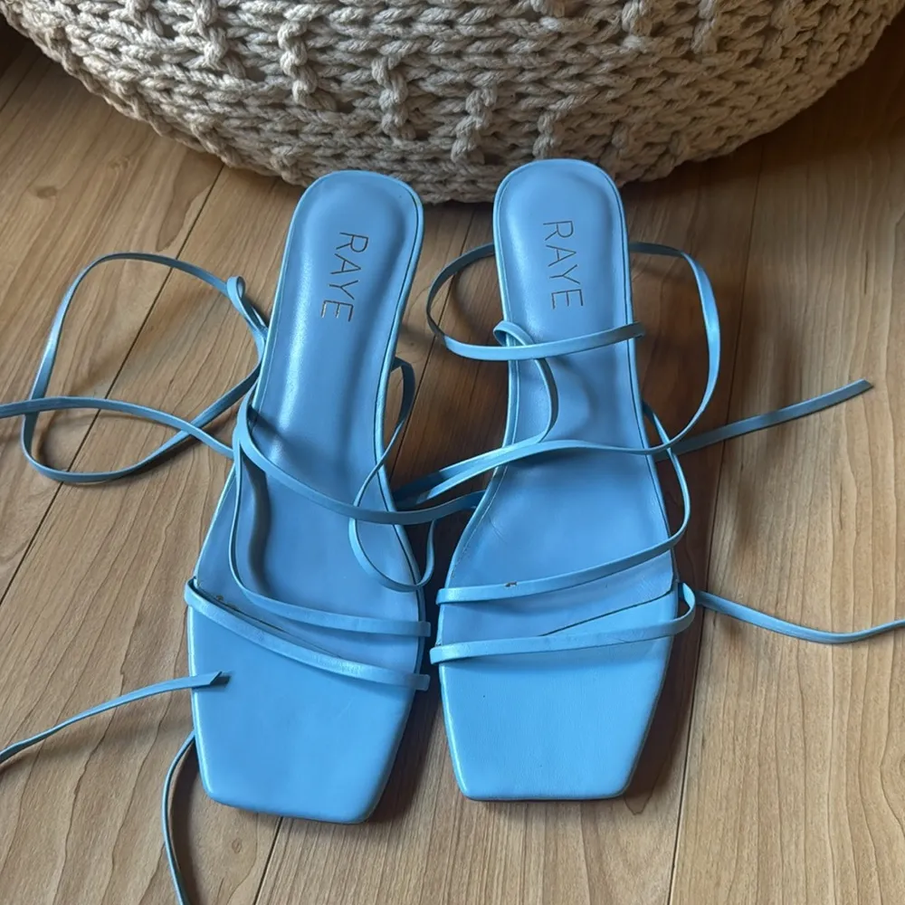 RAYE Blue Heeled Sandals Sleek Design - Image 2