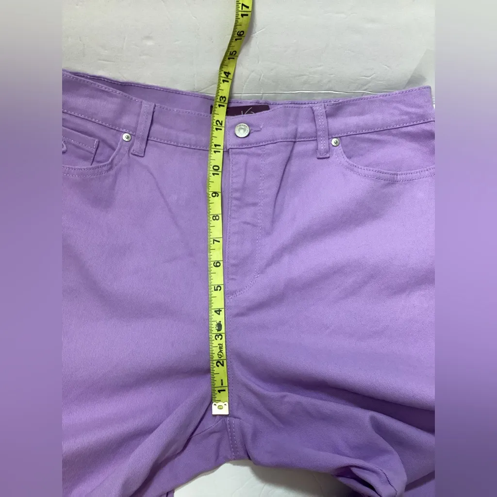Gloria Vanderbilt  Amanda  slimming classic Jeans size 14 color purple - Image 10