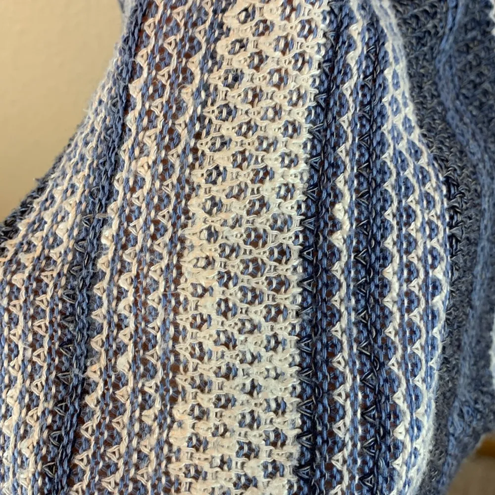 Christopher and Banks sz S lightweight tunic beach boho vaca stripes knitwear - Image 8