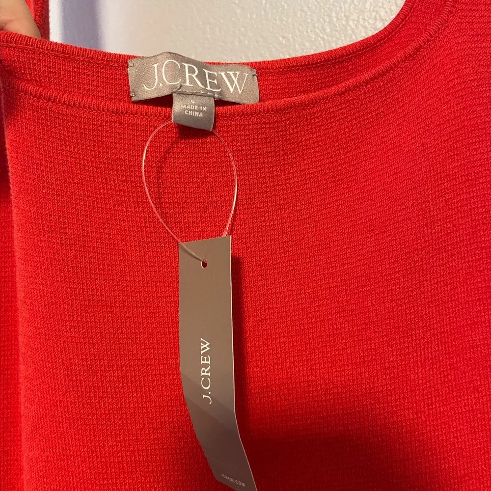 NWT J.Crew Squareneck Mini Sweater Dress - Image 3