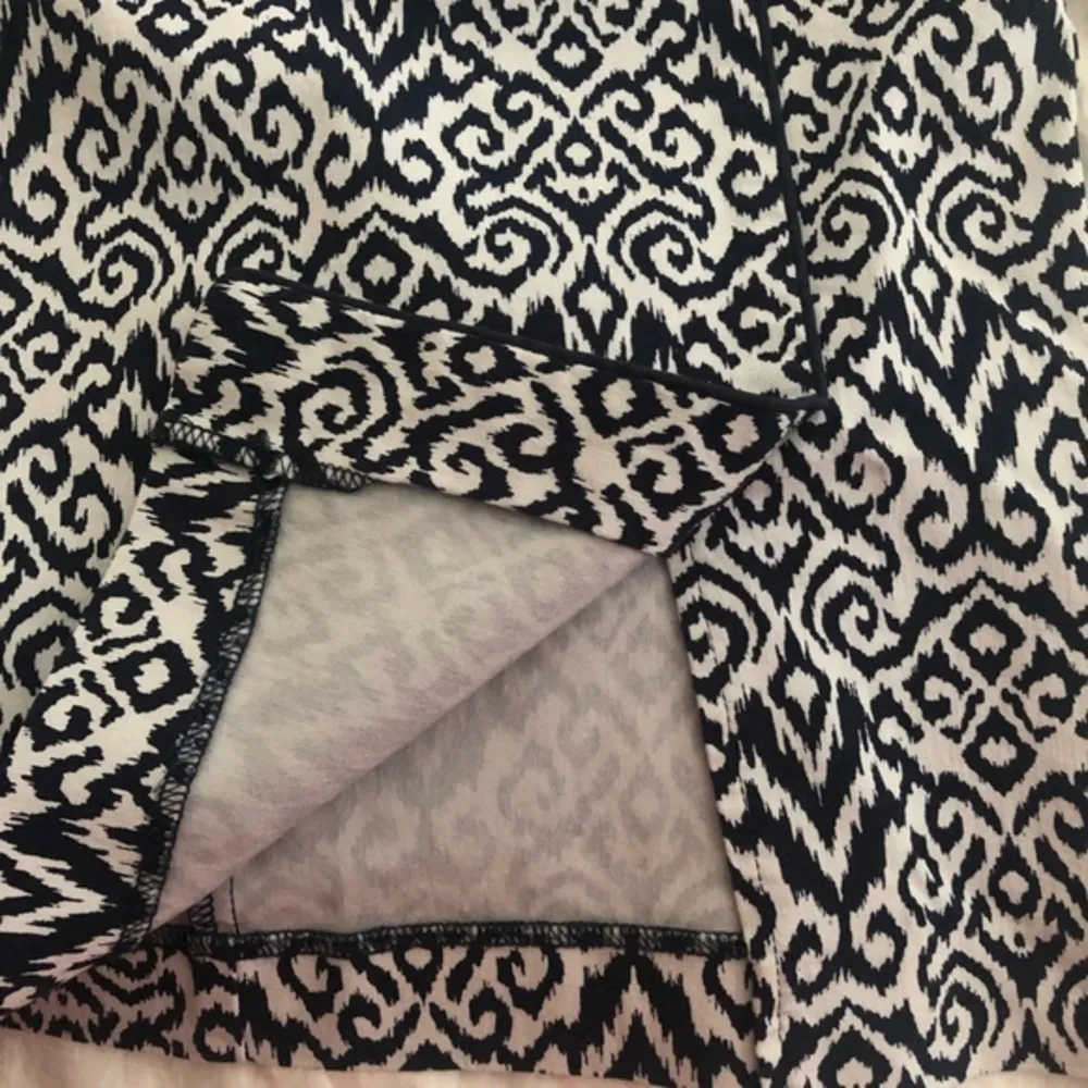 MARGARET M STITCH FIX STRETCHY PULLON BLACK WHITE PRINT PULLON PENCIL SKIRT XS - Image 7