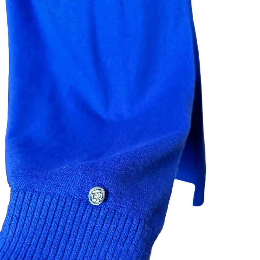 Ted Baker NEW Aavvaa Turtleneck Balloon Sleeve Sweater Dress Royal Blue 1 (US 4) - Image 9