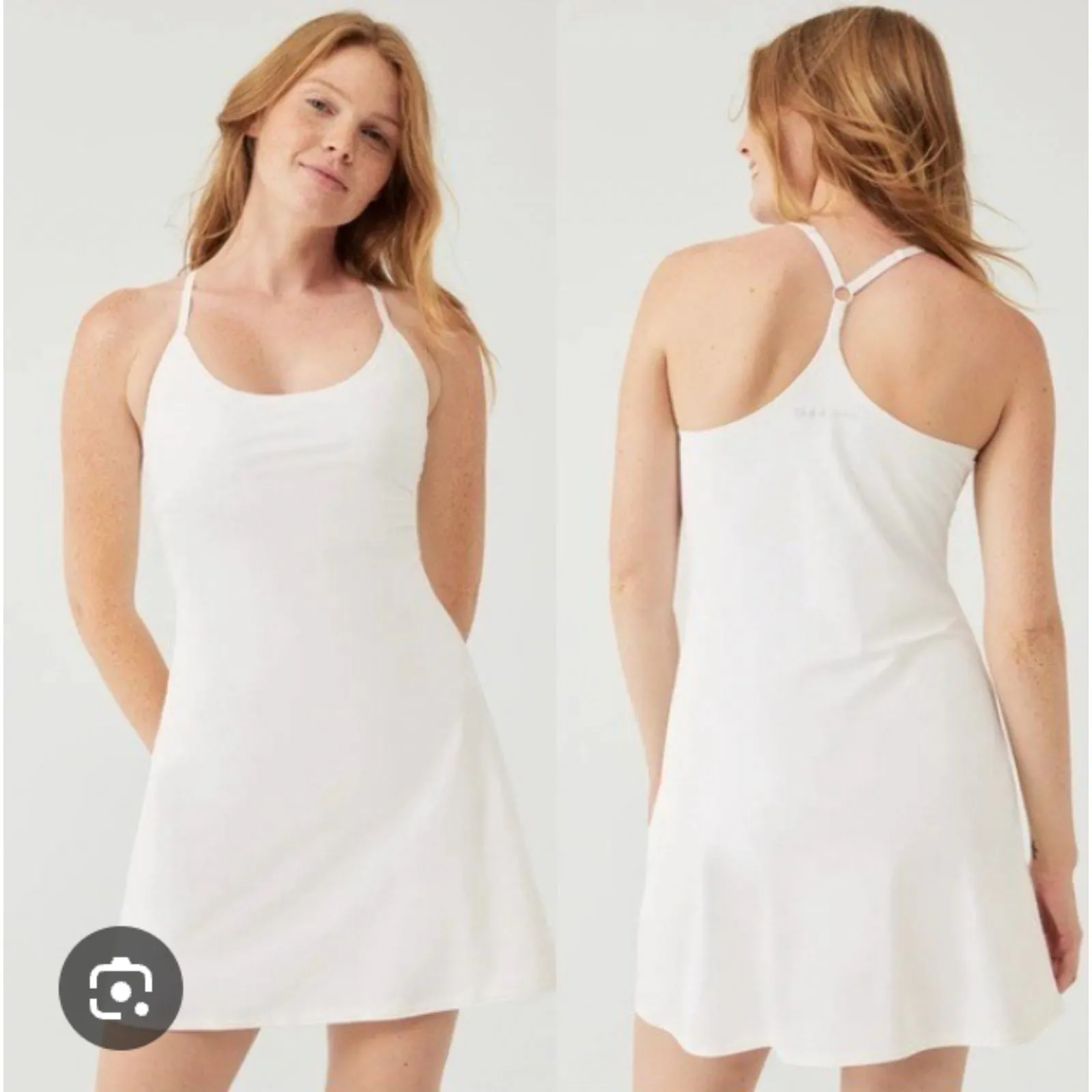Outdoor Voices White Tennis Mini Workout Dress Size Medium - Image 2