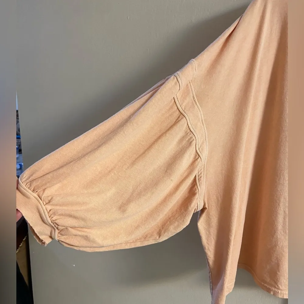 We The‎ Free Sugar Rush Top Balloon Sleeves Light Orange Large - Image 5