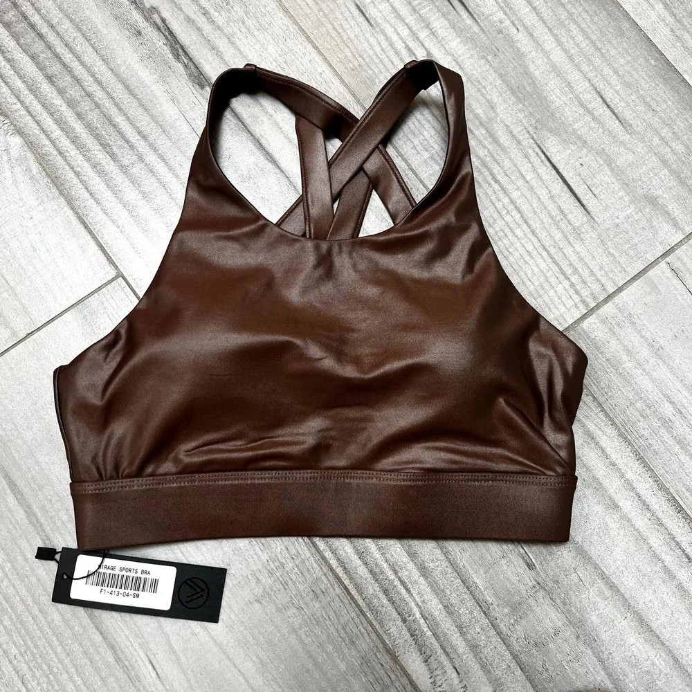 Savvi Mirage Sports Bra Earth NWT Small - Image 4