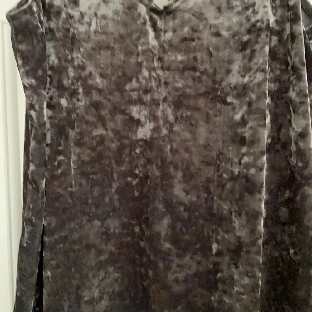 American Eagle dark green velour cami top - Image 2