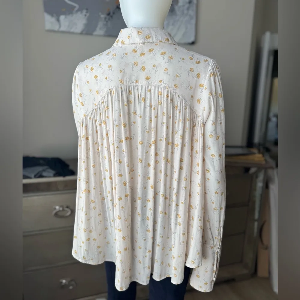 Free People Boho Flower Long Sleeve - Image 3