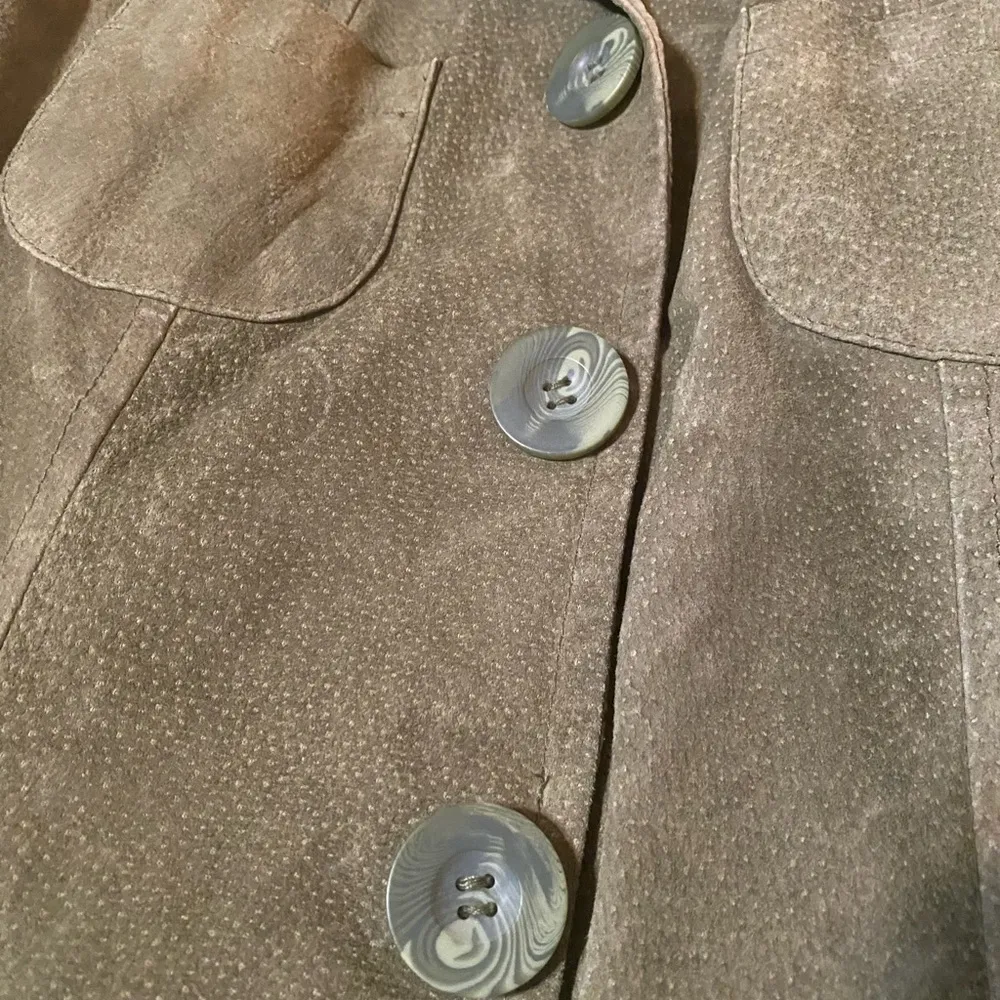 AMI 100% Leather Jacket Size L - Image 5