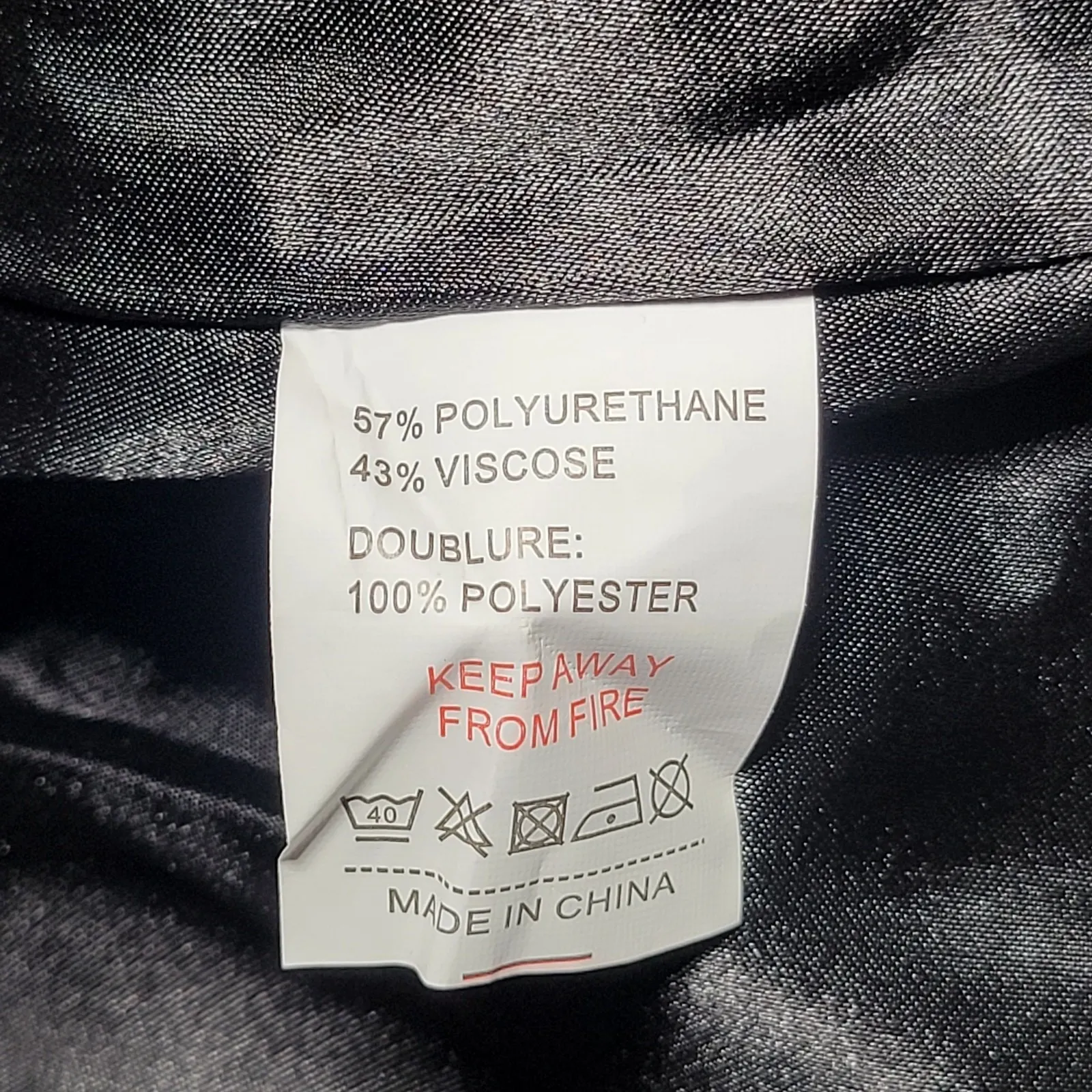 Nasty Gal Collection Black Faux Leather Longline Trench Coat Jacket Women's‎ M - Image 10