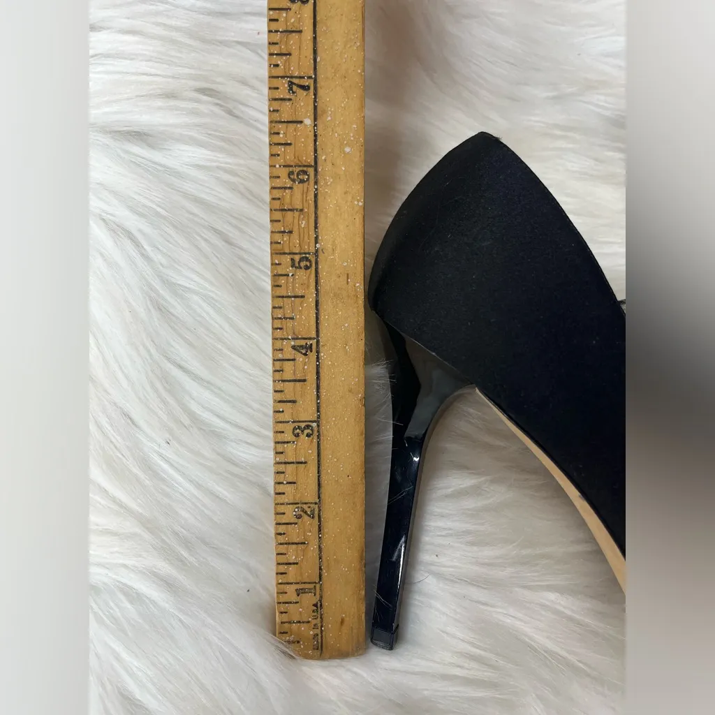 Jimmy Choo black crystal embellished buckle Mary Jane pumps shoes size 11 (41) - Image 10