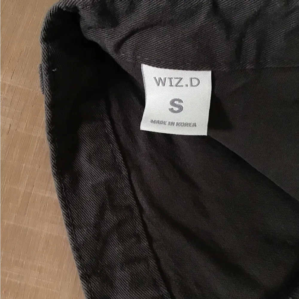 Y2K 2000s Mini Skirt 3 Brown Denim Jean Micro Stretch Cyber Grunge Club WIZ. D Green - Image 4