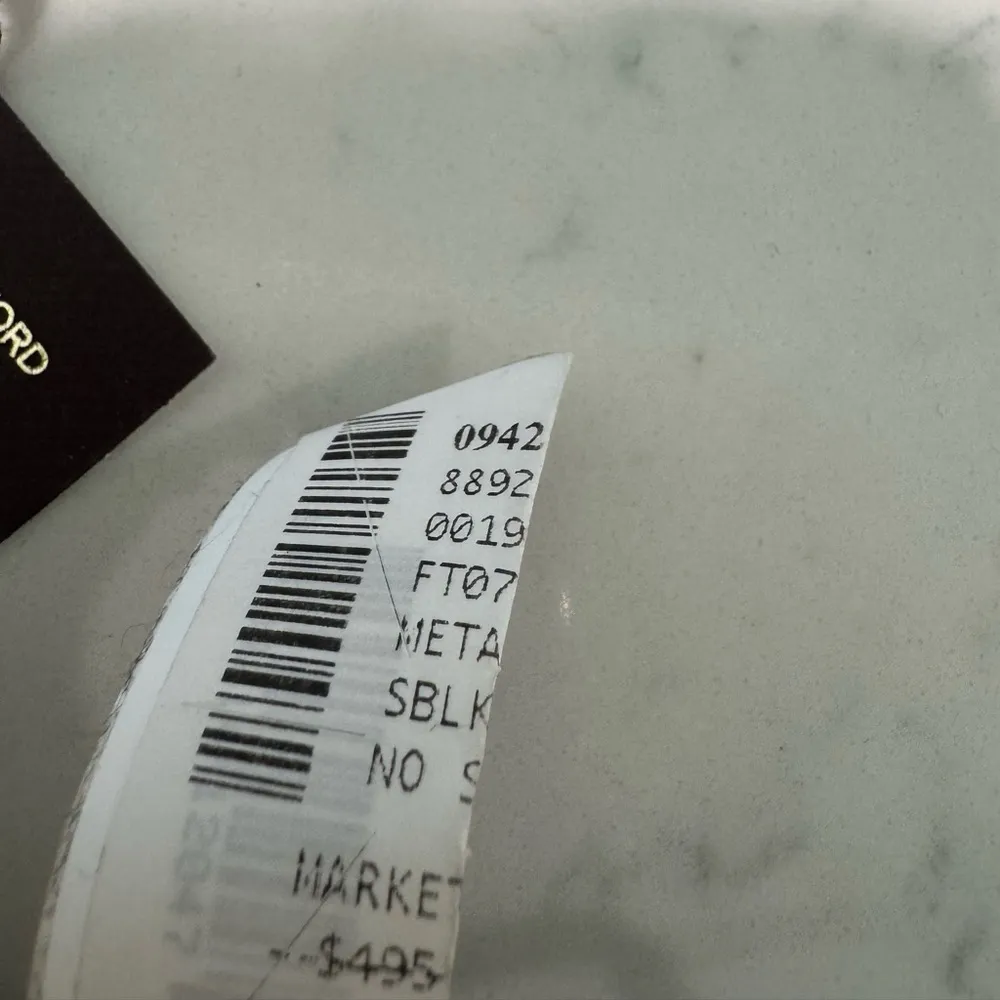 Tom Ford Black and Gold Aviator Sunglasses - Image 6