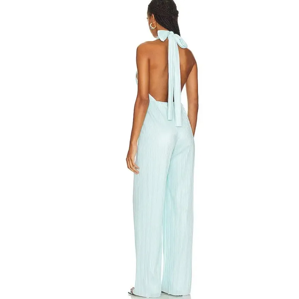 AMANDA UPRICHARD Rivera Halterneck Jumpsuit - Image 5