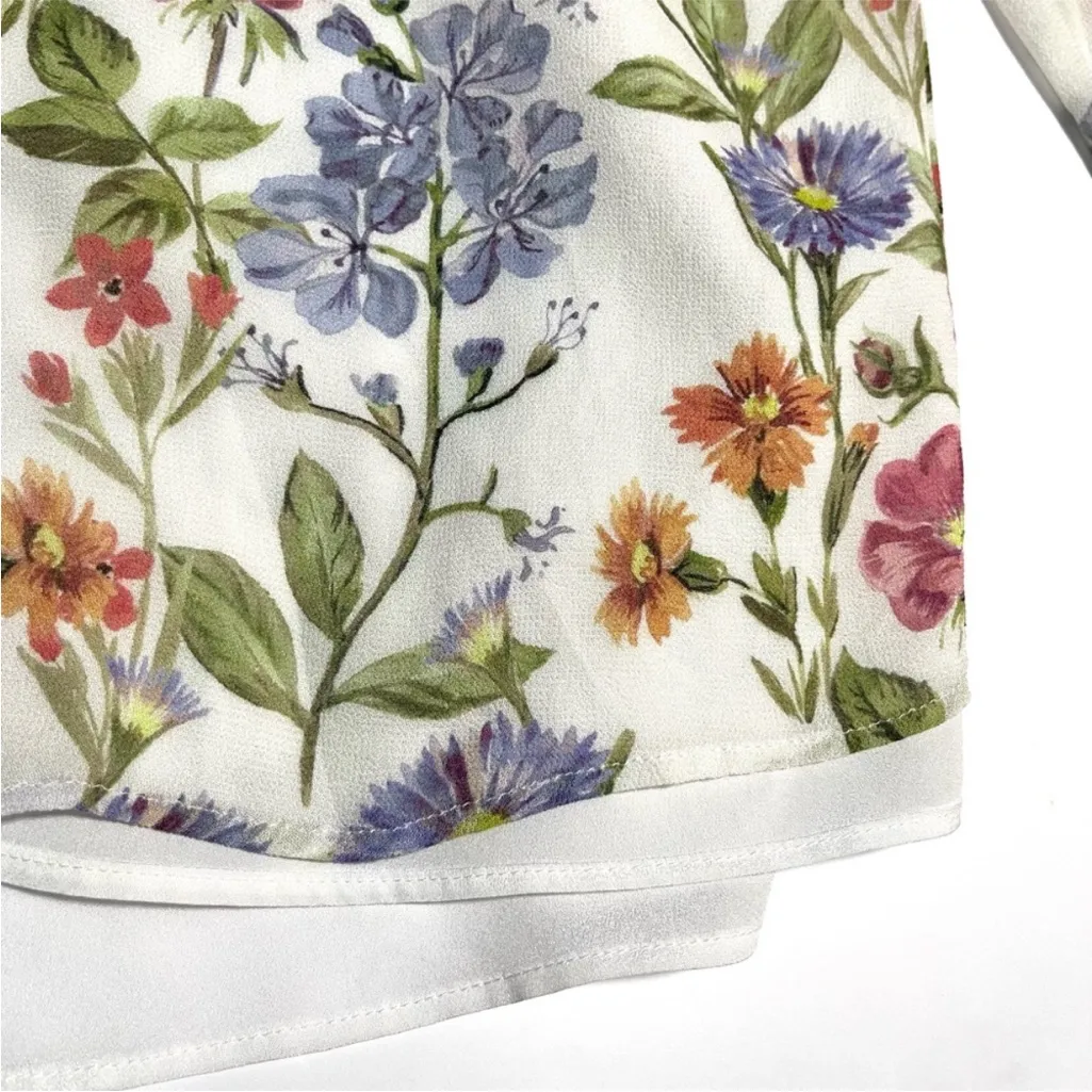 Yumi Kim Sundown Button Front Blouse Shirt Top in Hopefield Ivory Size XXS - Image 8