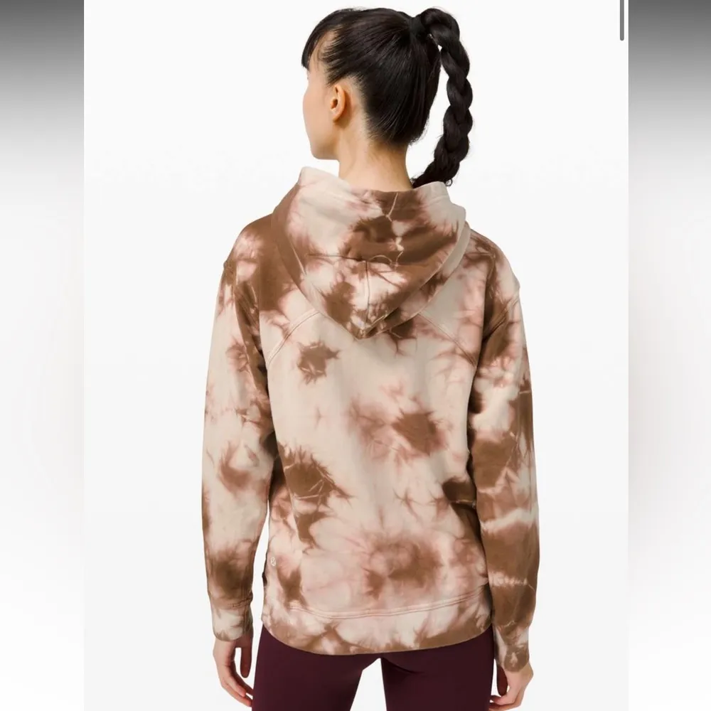 Lululemon All Yours Hoodie Earth Dye Clay Size 8 Athleisure Loungewear Cozy - Image 2