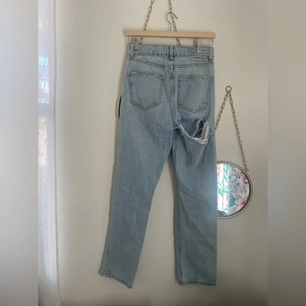 Revice Jeans Women's 25 Blue Ripped Back Thigh Denim 5 Pockets (25x29) - Image 2