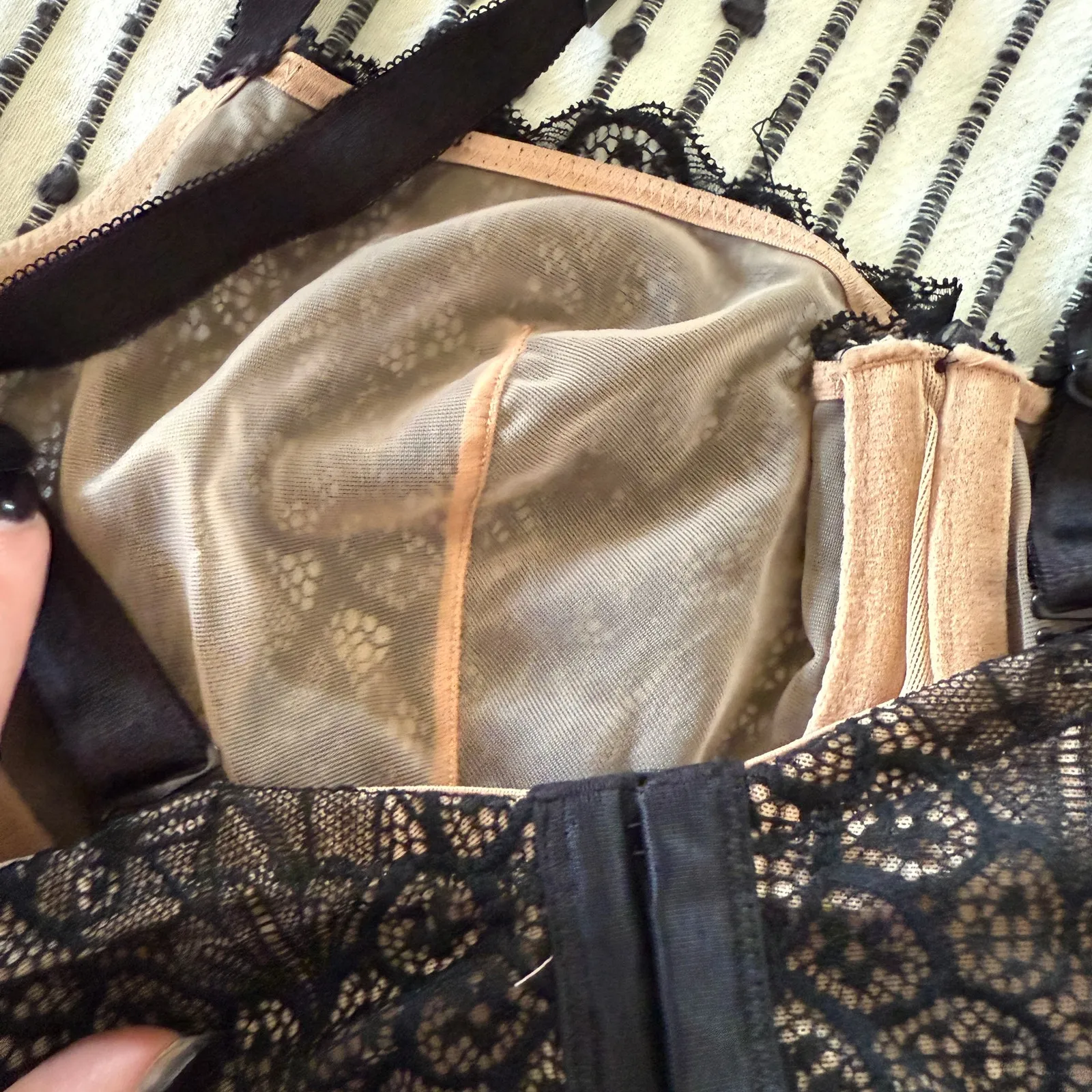 TORRID Curve | Black  Lace Unlined Bra Balconette | 40 C BNWT - Image 6