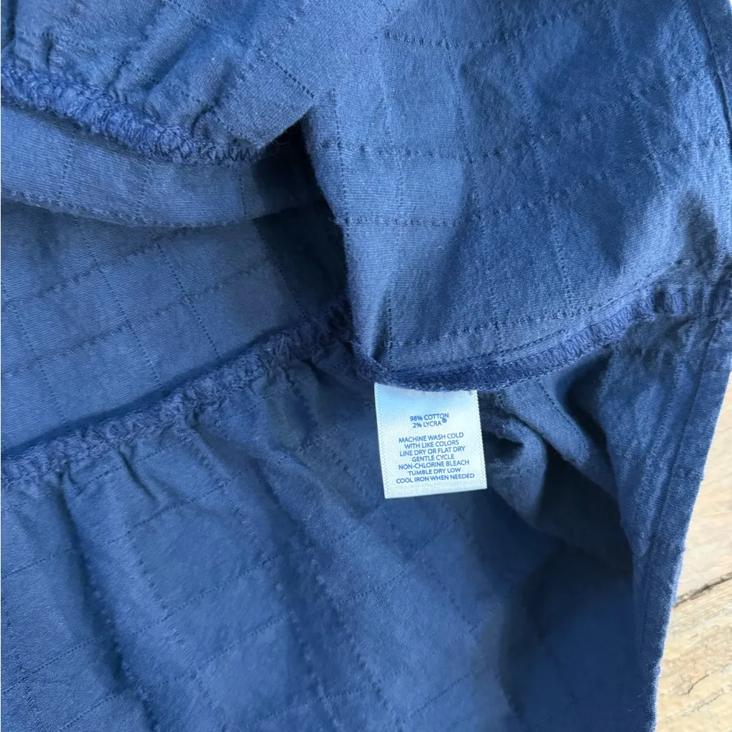 Southern Tide Nadia True Navy Long Sleeve Tiered Dress ~ Size Small 💛🍄 - Image 9