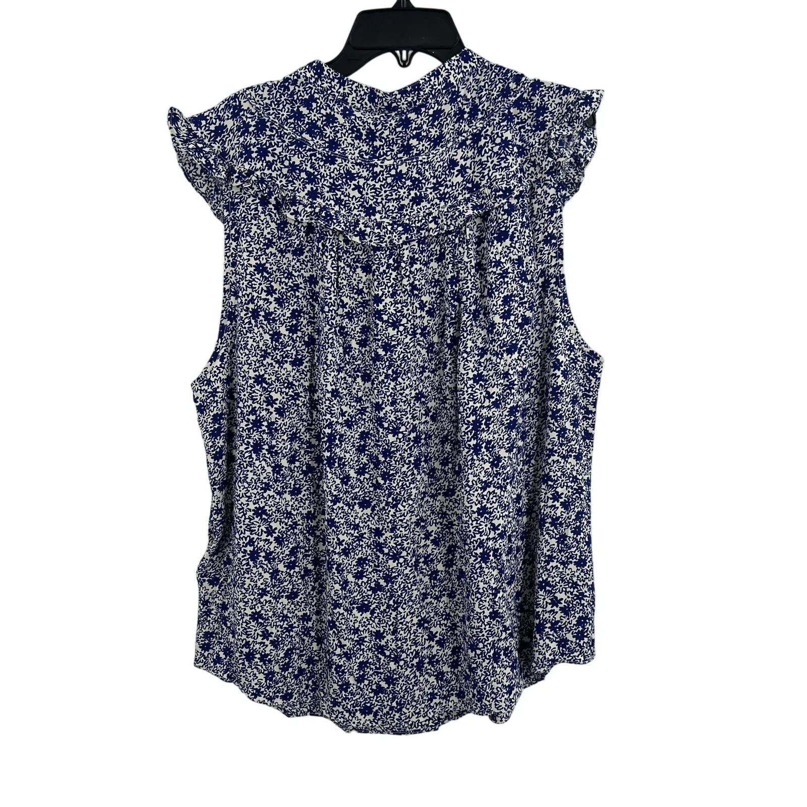 Whistles Twin Daisy Print Blouse Blue Size US‎ 14 New - Image 3