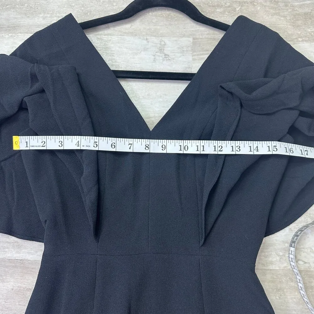 Dress the Population Louisa Butterfly Sleeve Cocktail Dress in Black Size XS - Image 9