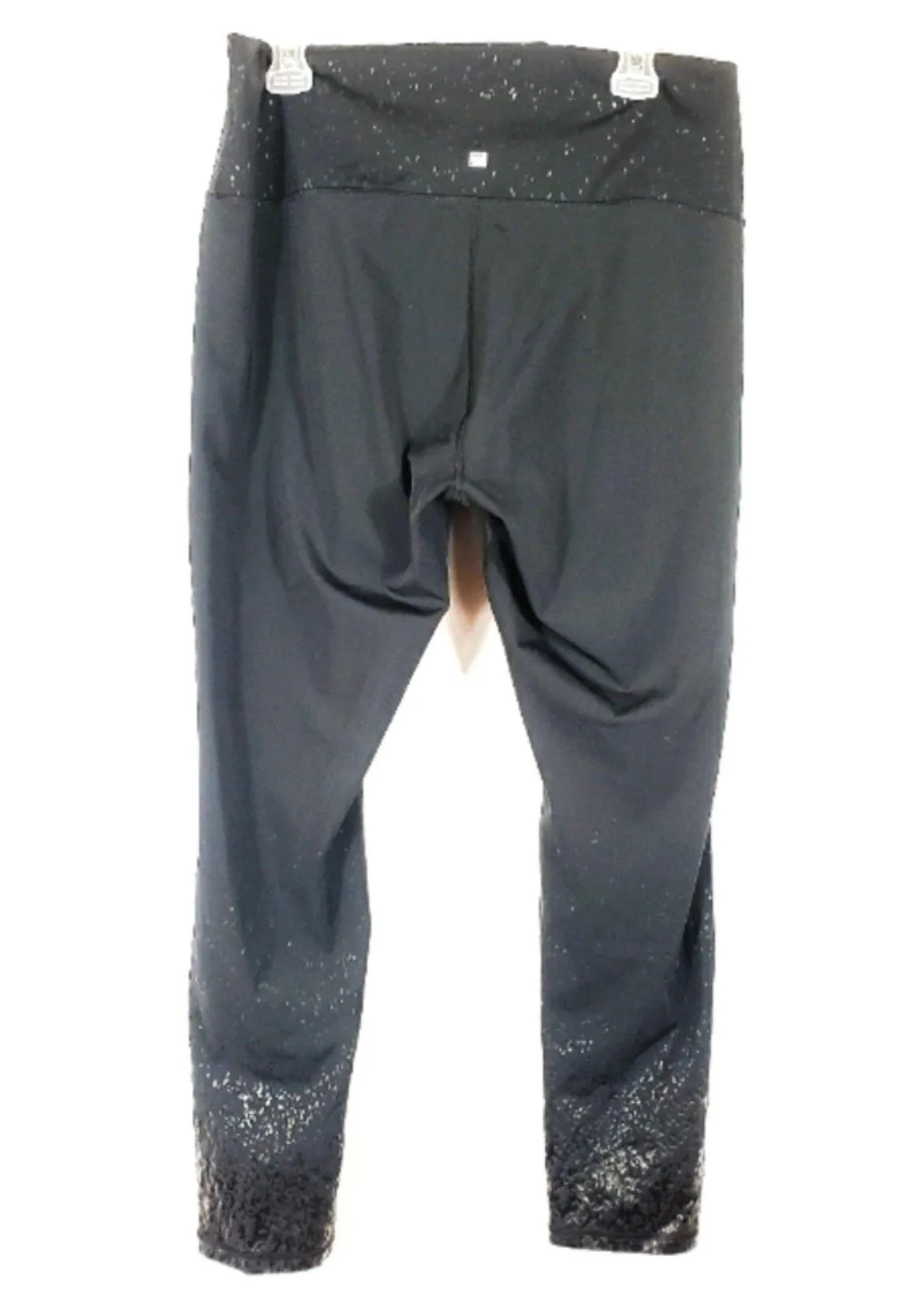 Print Metallic Black Leggings XXL - Image 3