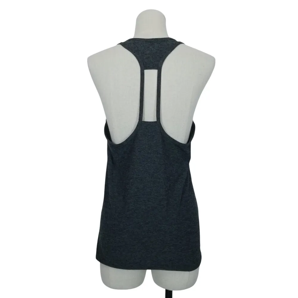 Beyond Yoga Spacedye Double Up Racer Tank Charcoal Black Sz Small - Image 5