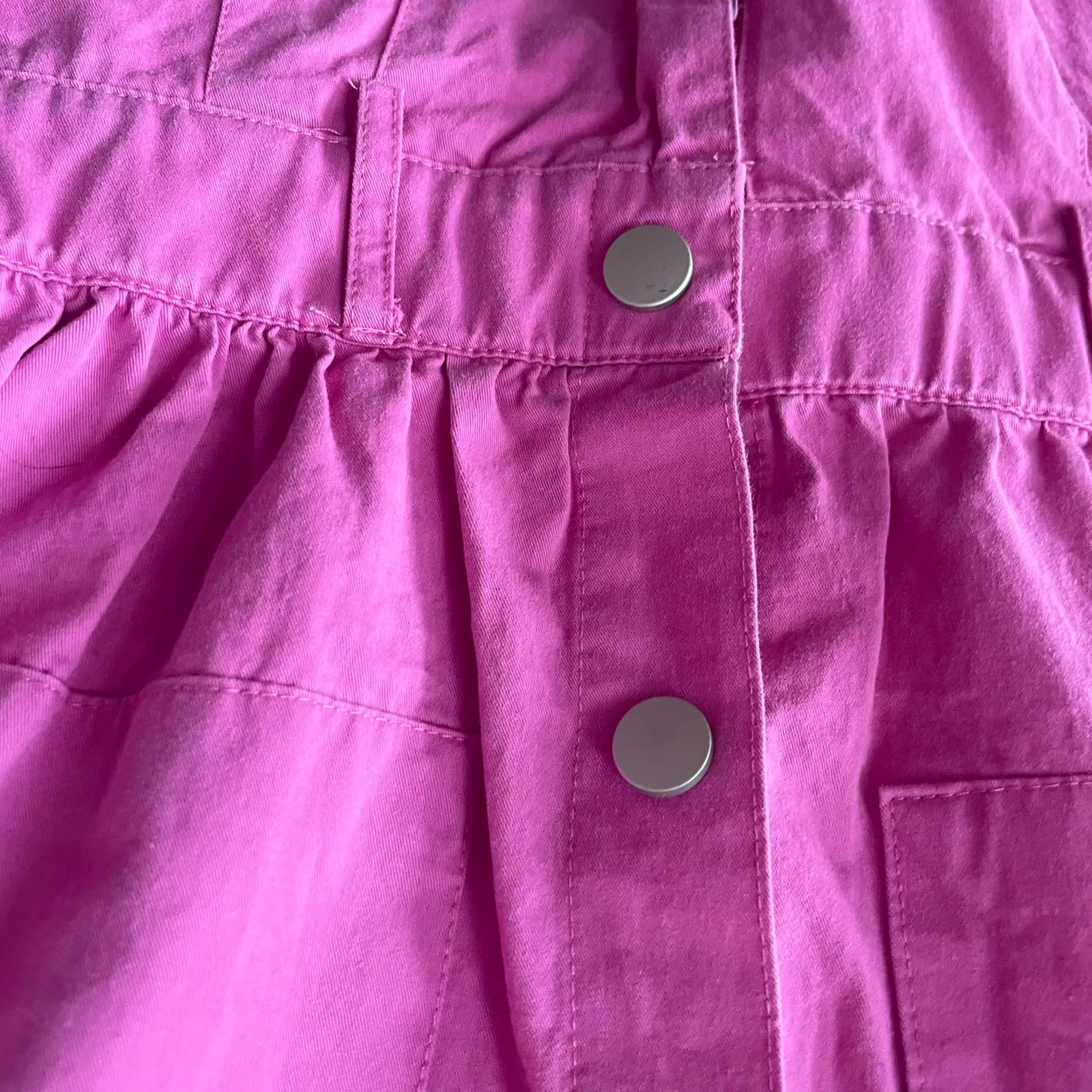 Ellison Boutique Style Pink Romper Size Medium One Piece Utility Style - Image 2