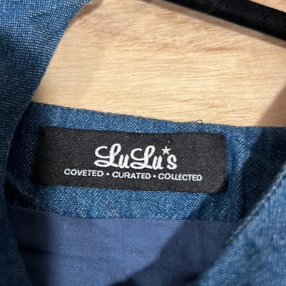 Lulu’s medium denim dress‎ with adjustable straps - Image 6