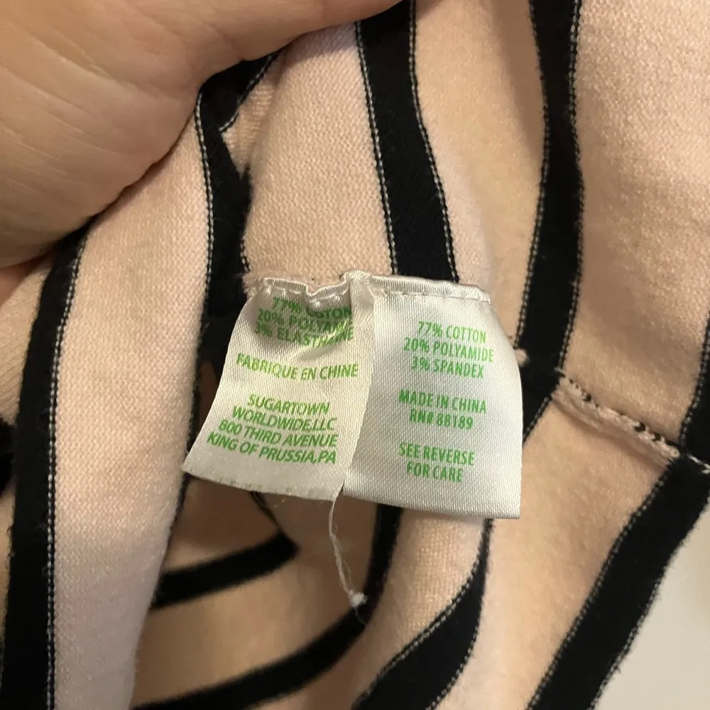 Lilly Pulitzer Clarette Off the Shoulder Peony Blush Stripe Sweater - Image 7