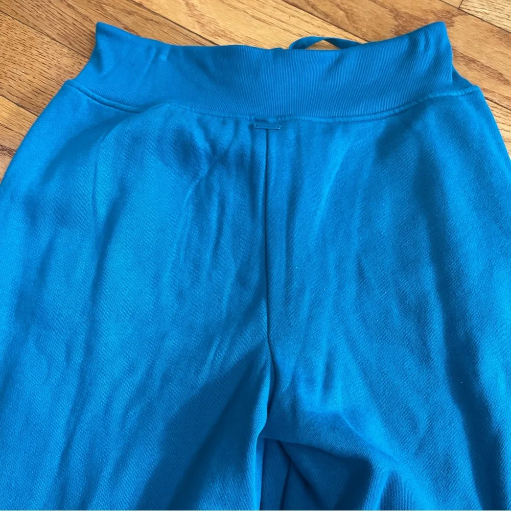 VICTORIA'S SECRET Cotton High-Rise Fleece Wide-Leg Lounge Pants Sweatshirt Set - Image 11