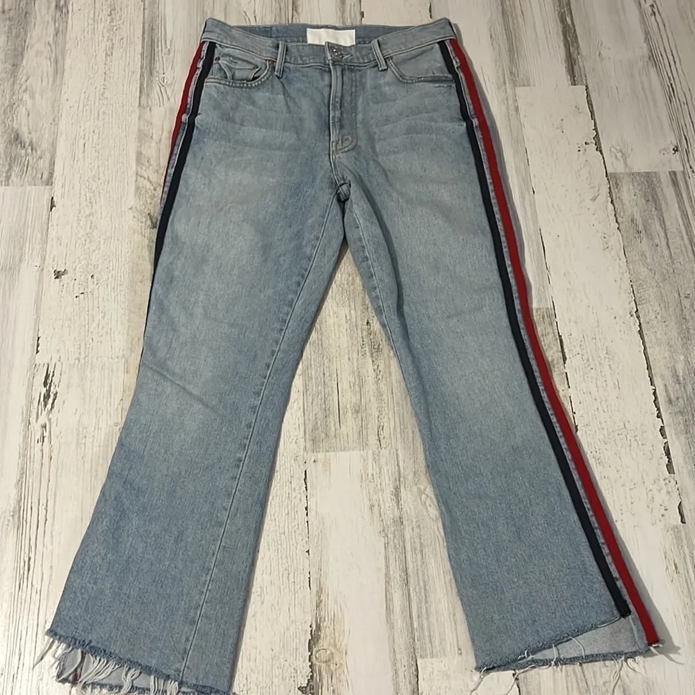 Mother The Insider Crip Step Fray Size 26. Thanks, Again Racer Color - Image 3