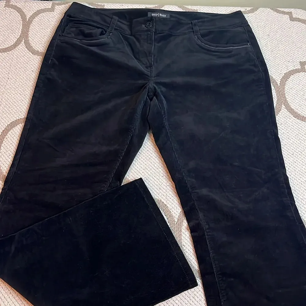 White house black market black corduroy Sleek boot 5 pocket pants, 14 Short - Image 15