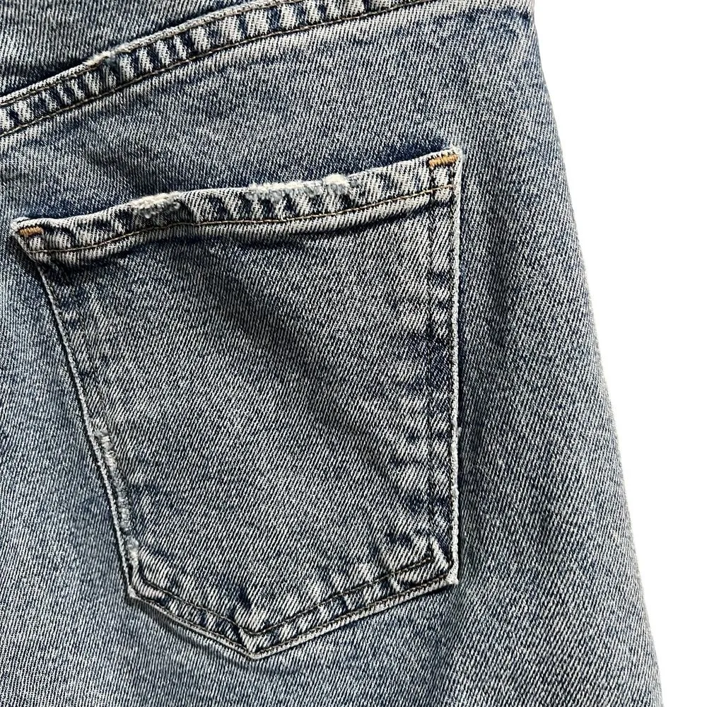 Citizens of Humanity Charlotte Button Fly Straight Ankle Jeans Women's Size 24 - Image 9