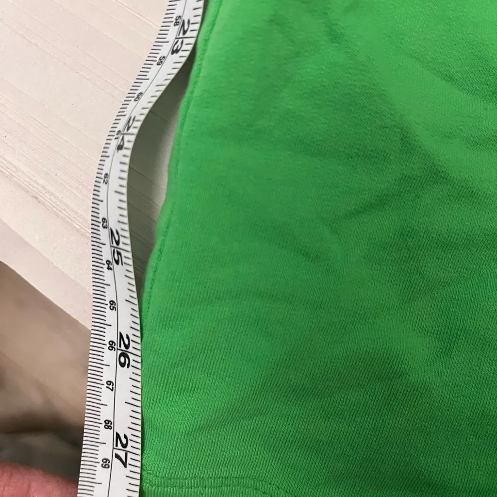 Asos design neon green cotton sweatpants size 6 us - Image 6