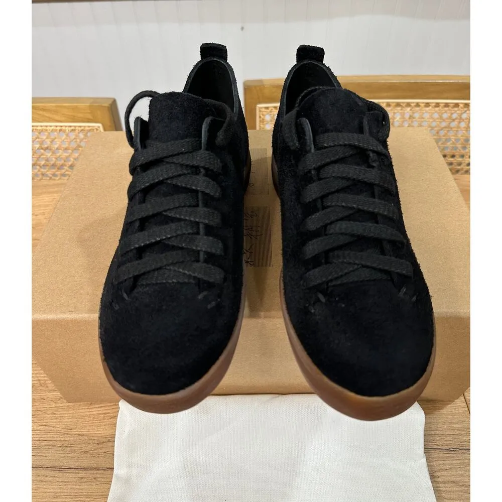 Feit Latex Low Suede Black Sneakers Unisex Size 5.5/6 US 36 EU NIB Court Sneaker - Image 4
