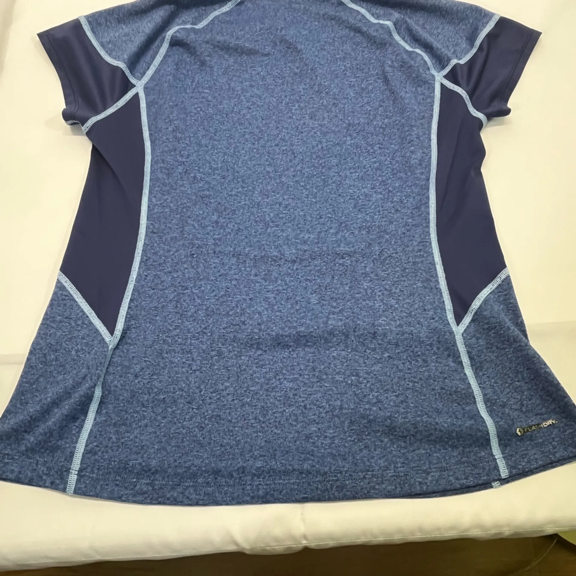 North Face Flash Dry Sz L Blue‎ Athletic T-Shirt PREOWNED - Image 7