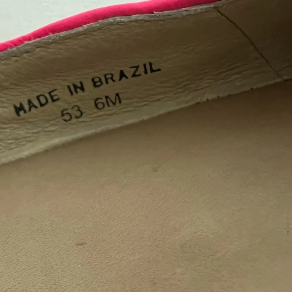 Juicy Couture shoes size 6 leather snakeskin print ballet flats shoes slip on - Image 9