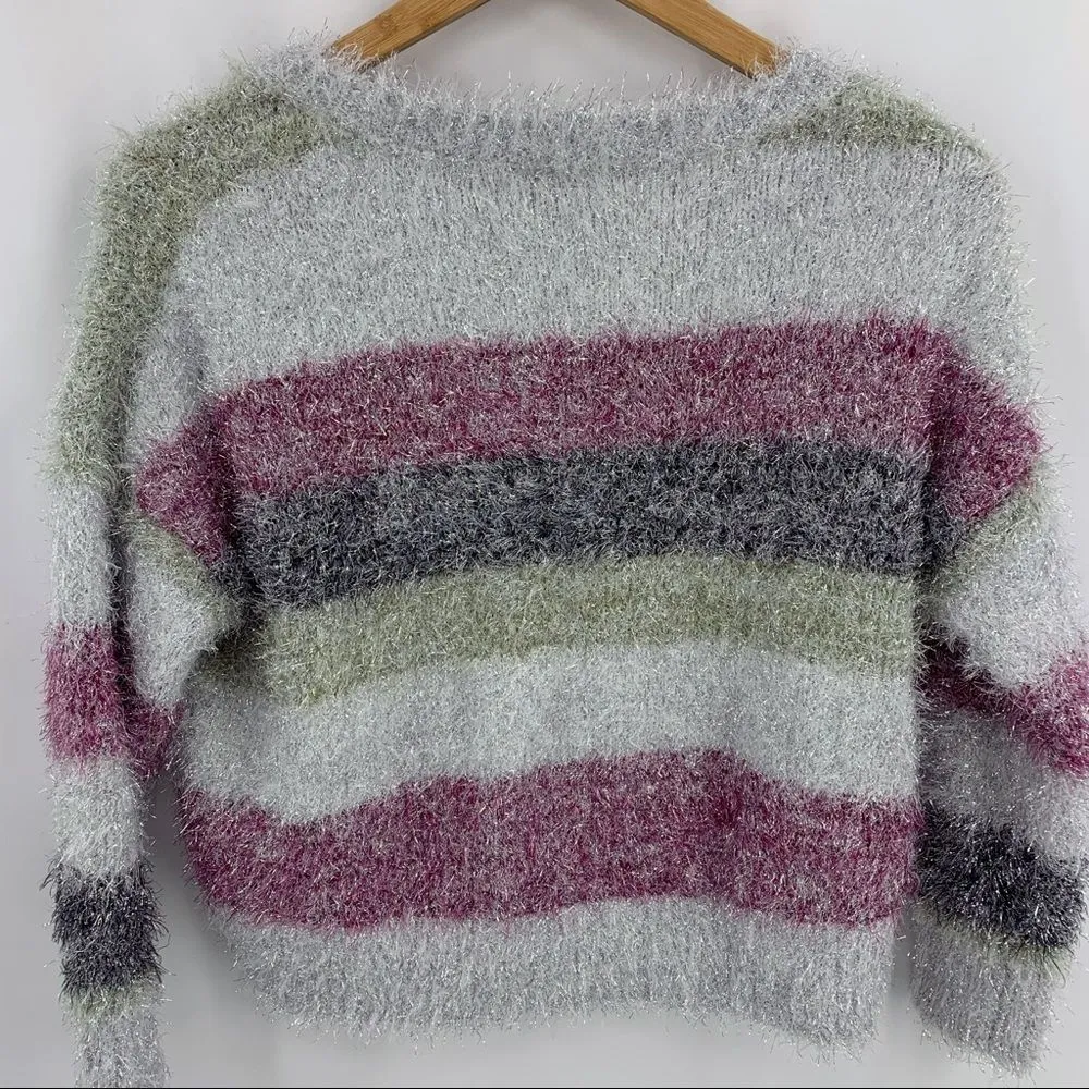 Wild Fable stripe confetti sweater medium NWT - Image 15