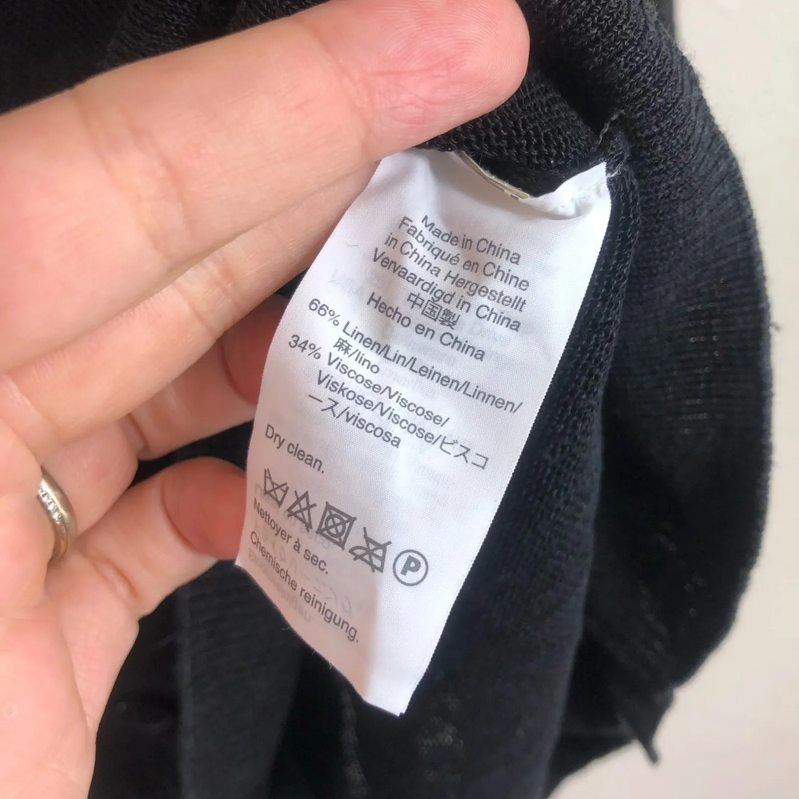 J. Crew linen blend v neck button side lightweight sweater - Image 6